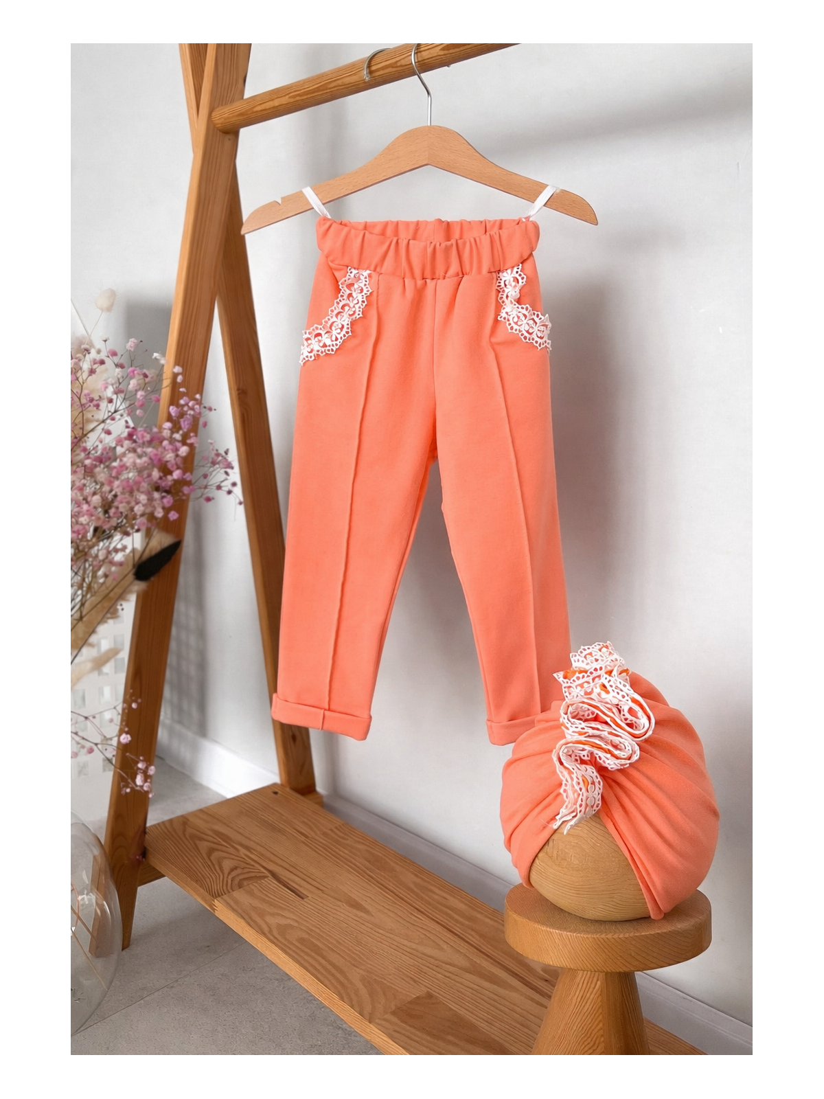 Dievčenské nohavice s turbanom Kaya