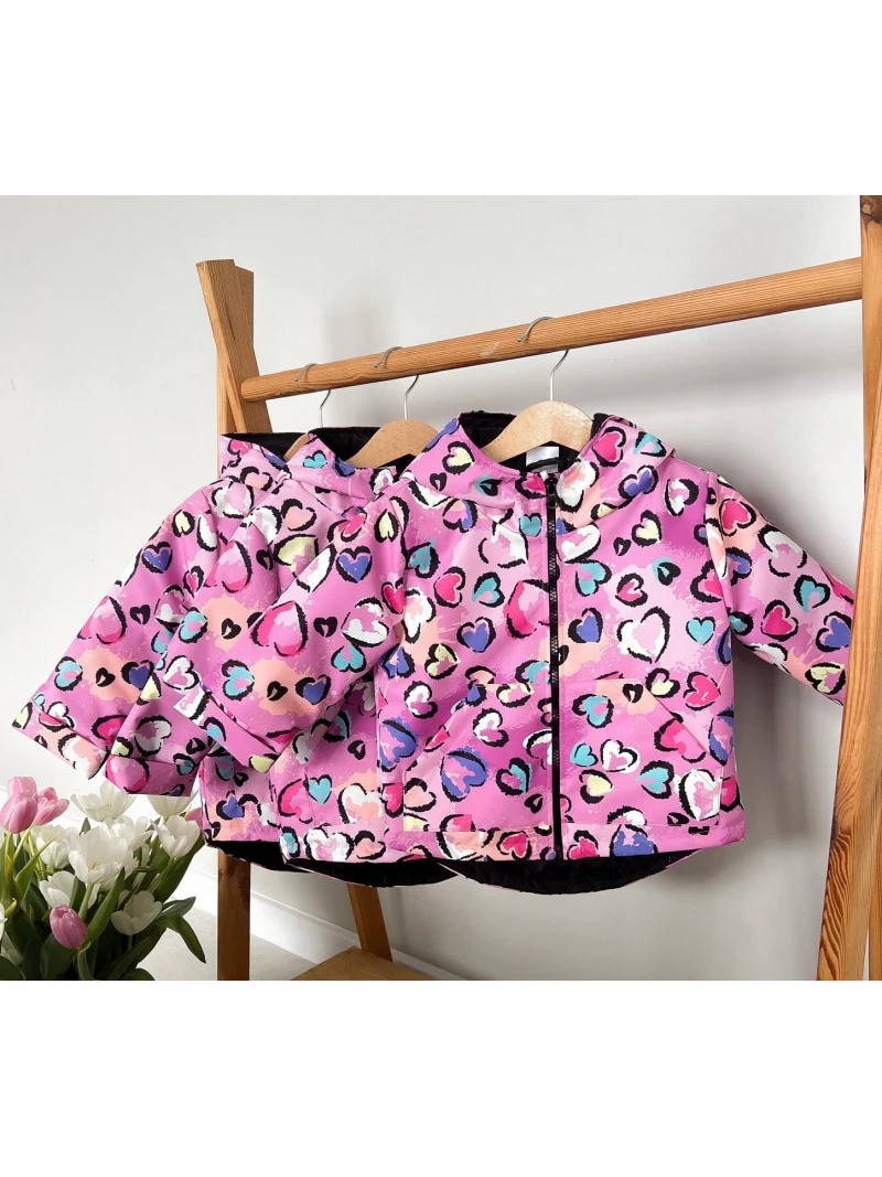 Dievčenská bunda nepremokavá a vetruvzdorná