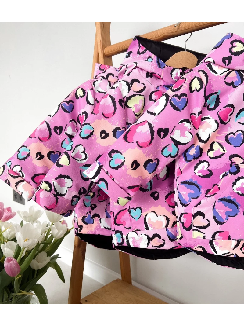 Dievčenská bunda nepremokavá a vetruvzdorná