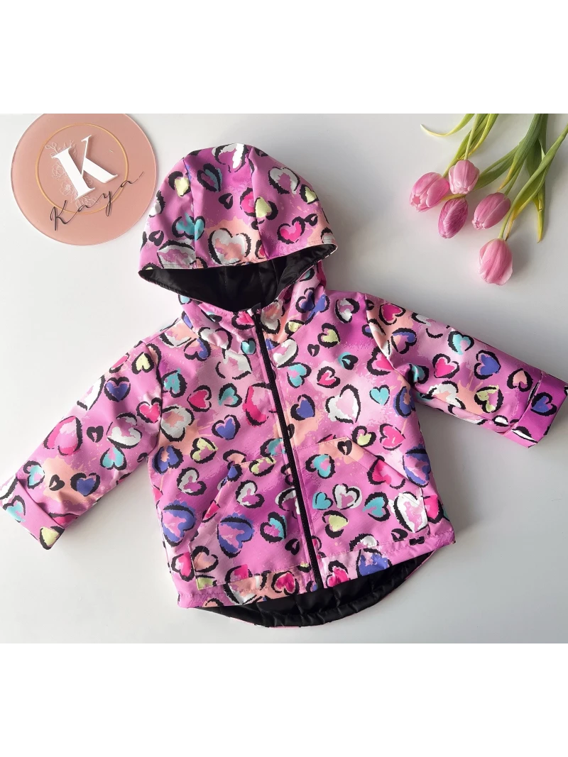 Dievčenská bunda nepremokavá a vetruvzdorná