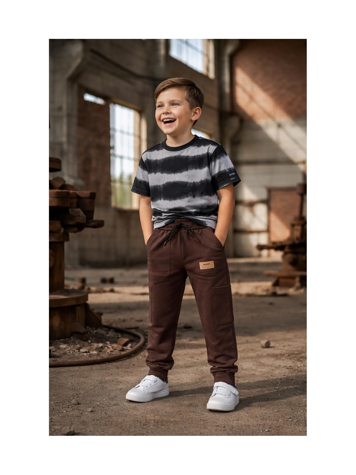 Chlapčenské tepláky s vreckami