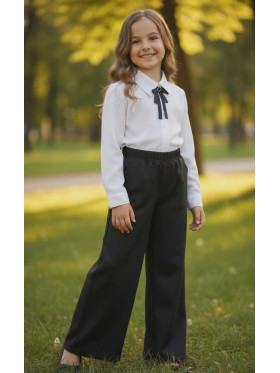 Dievčenské elegantné nohavice