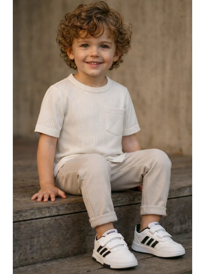 Chlapčenské tričko rebrované MIMI 2 farby