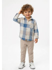 Chlapčenská kockovaná košeľa Mimi