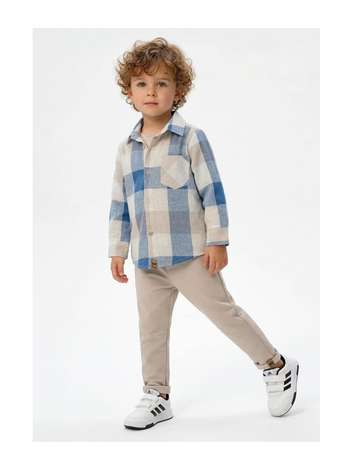 Chlapčenská kockovaná košeľa Mimi