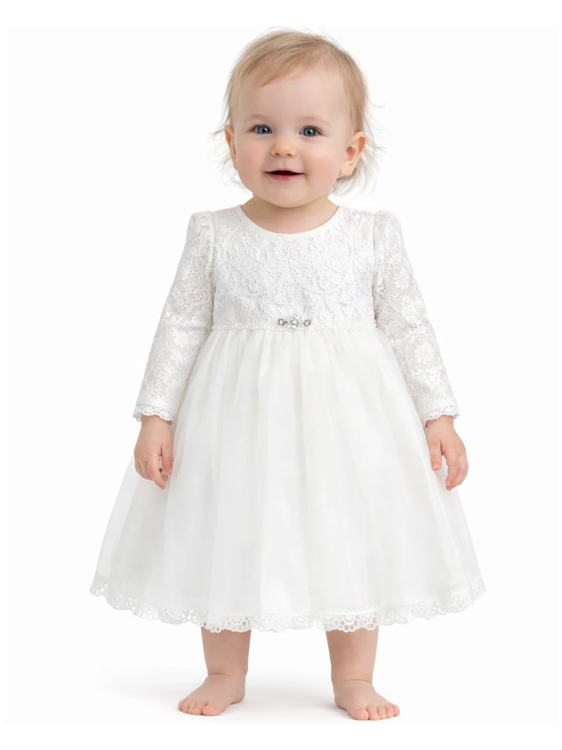 Dievčenské šaty spoločenské s čipkou