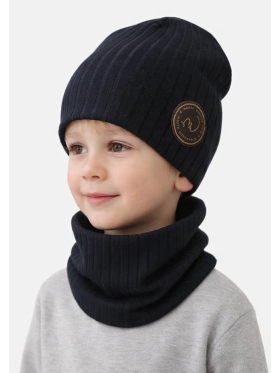 Dievčenský  prechodný set čiapka a nákrčník