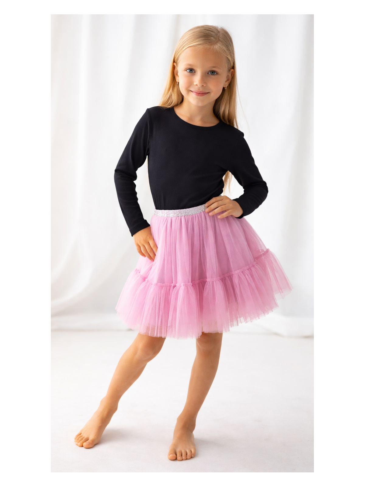 Dievčenský hladký nátelník 2 farby