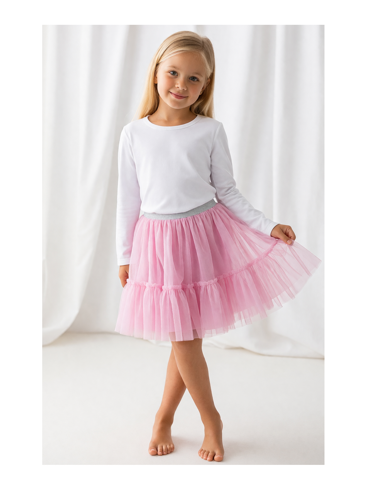 Dievčenský hladký nátelník 2 farby