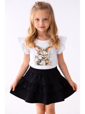 Dievčenské tričko so Zajačikom