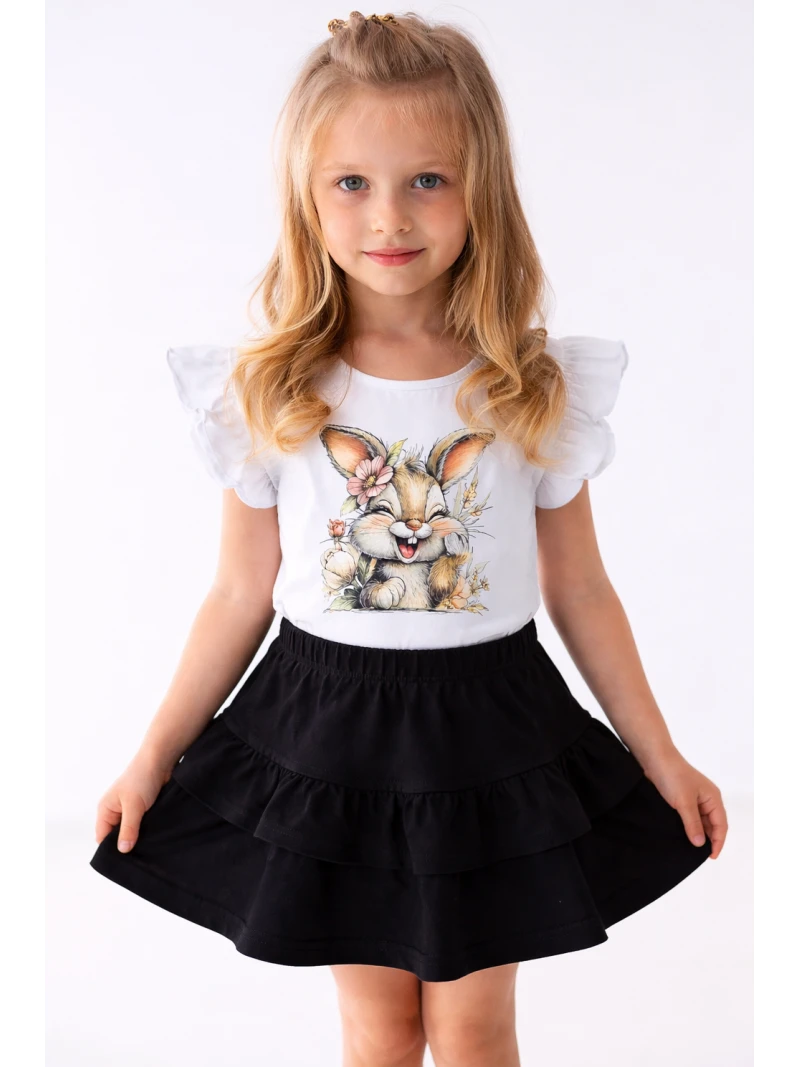 Dievčenské tričko so Zajačikom