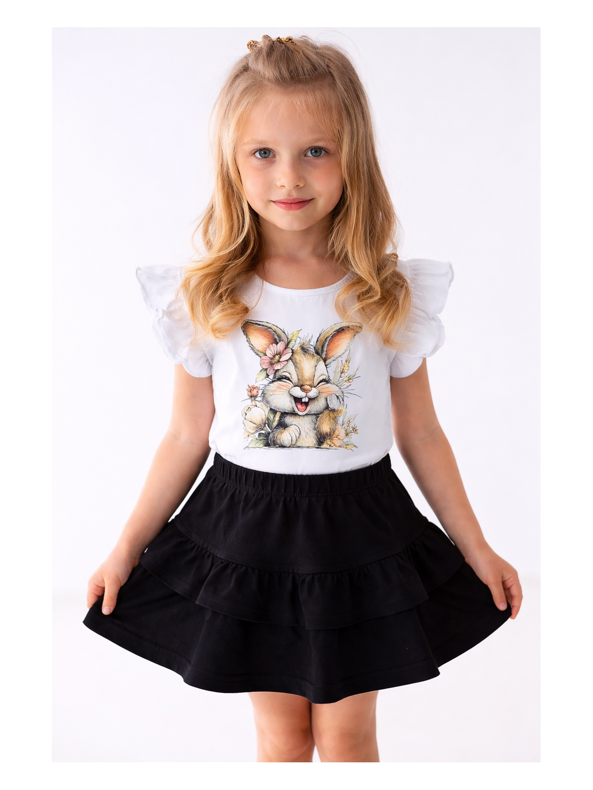 Dievčenské tričko so Zajačikom