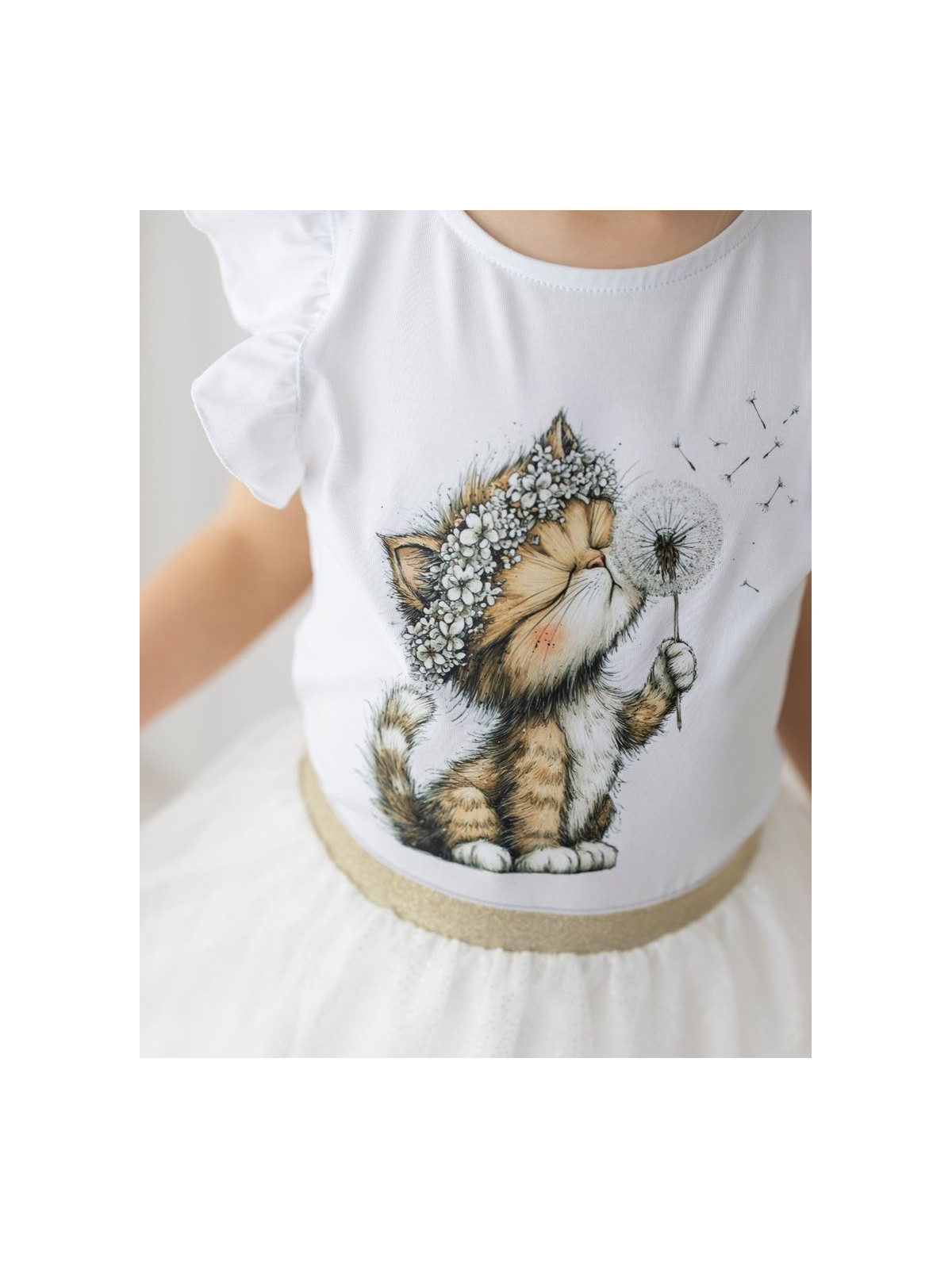 Dievčenské tričko s Mačičkou