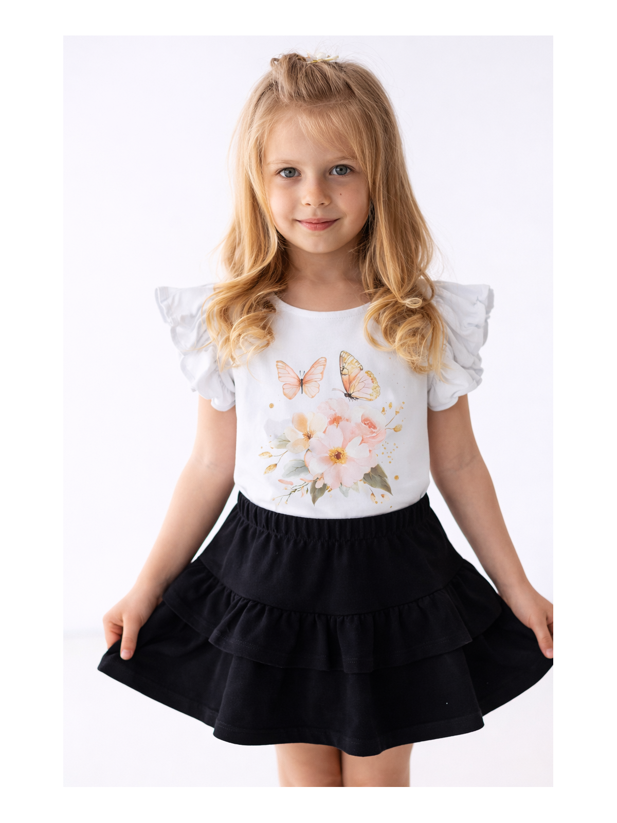 Dievčenské tričko s Motýľmi