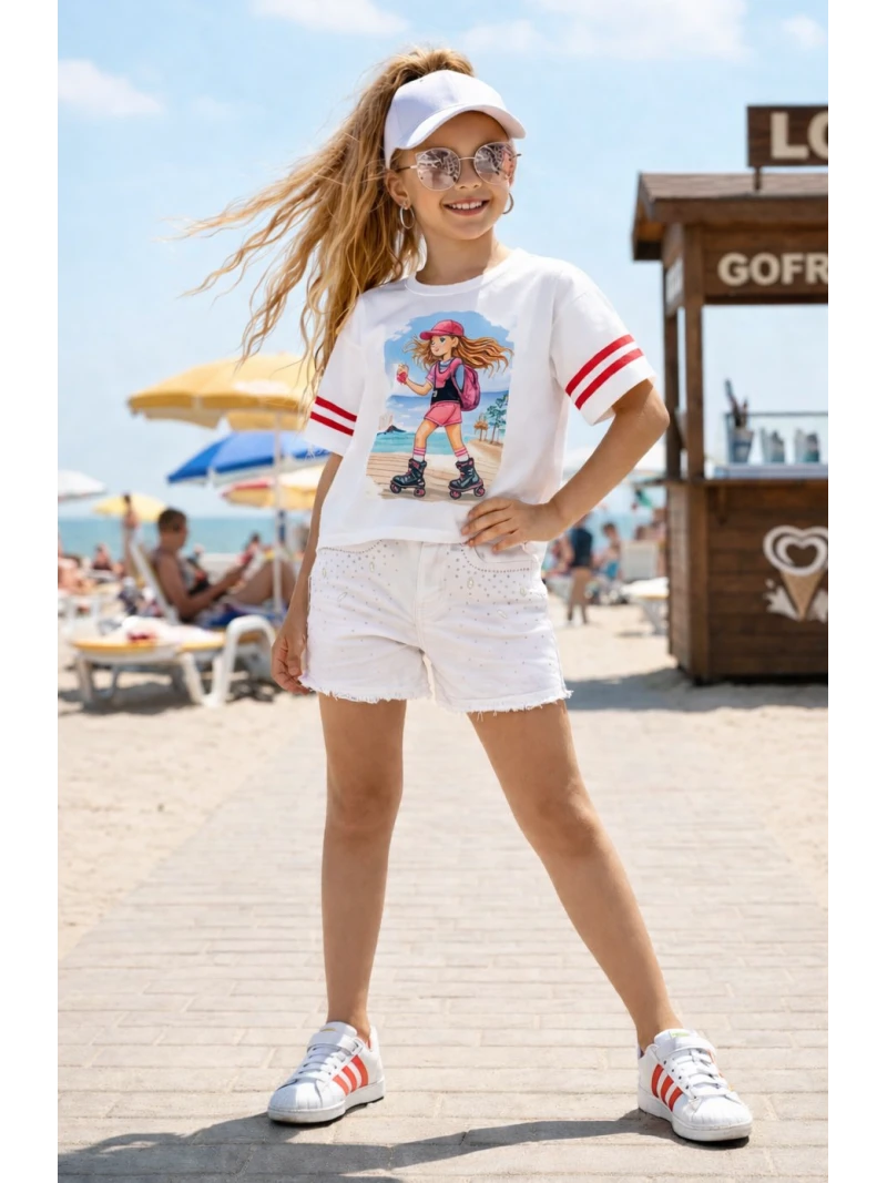 Dievčenské tričko s potlačou