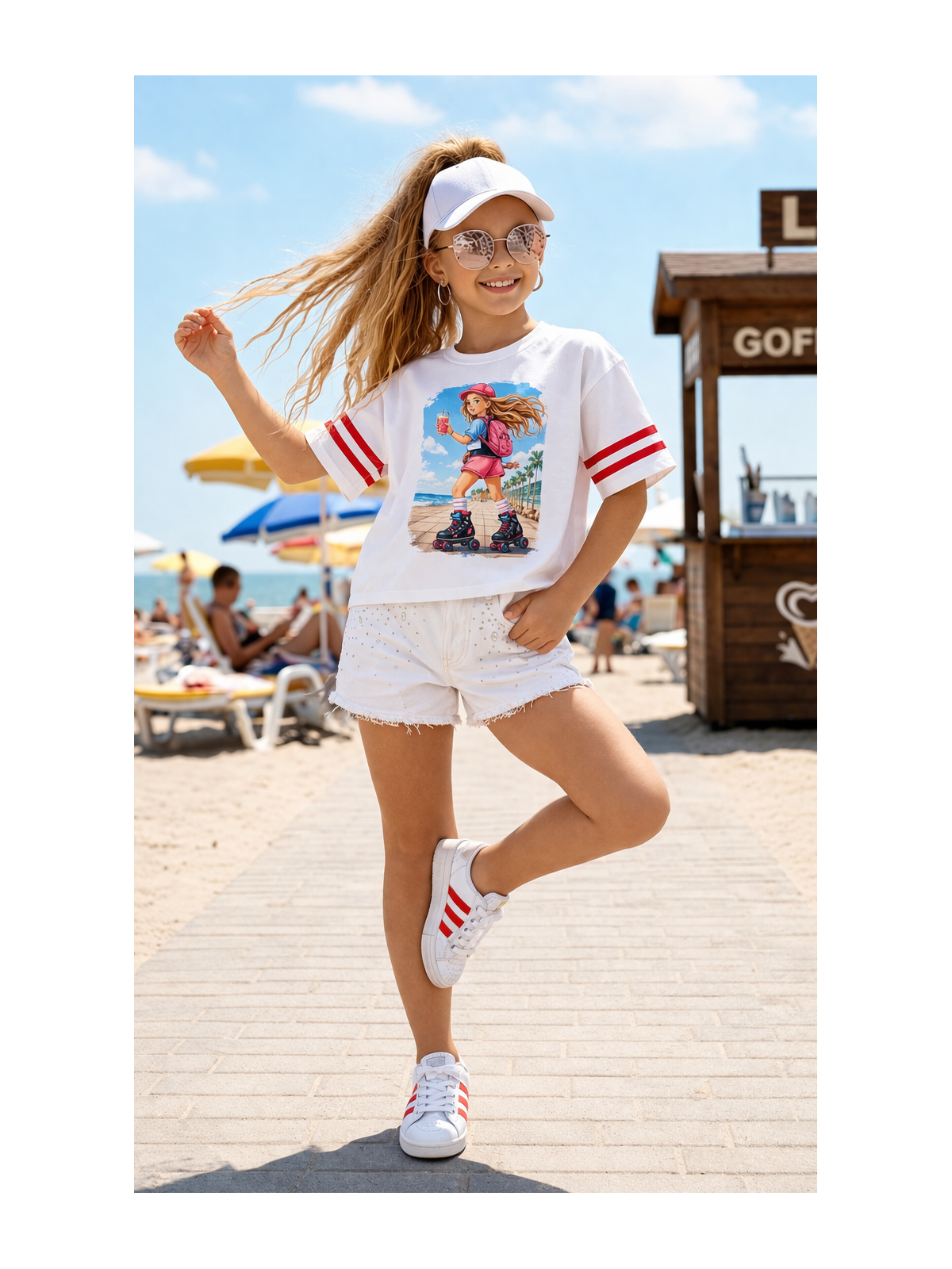 Dievčenské tričko s potlačou