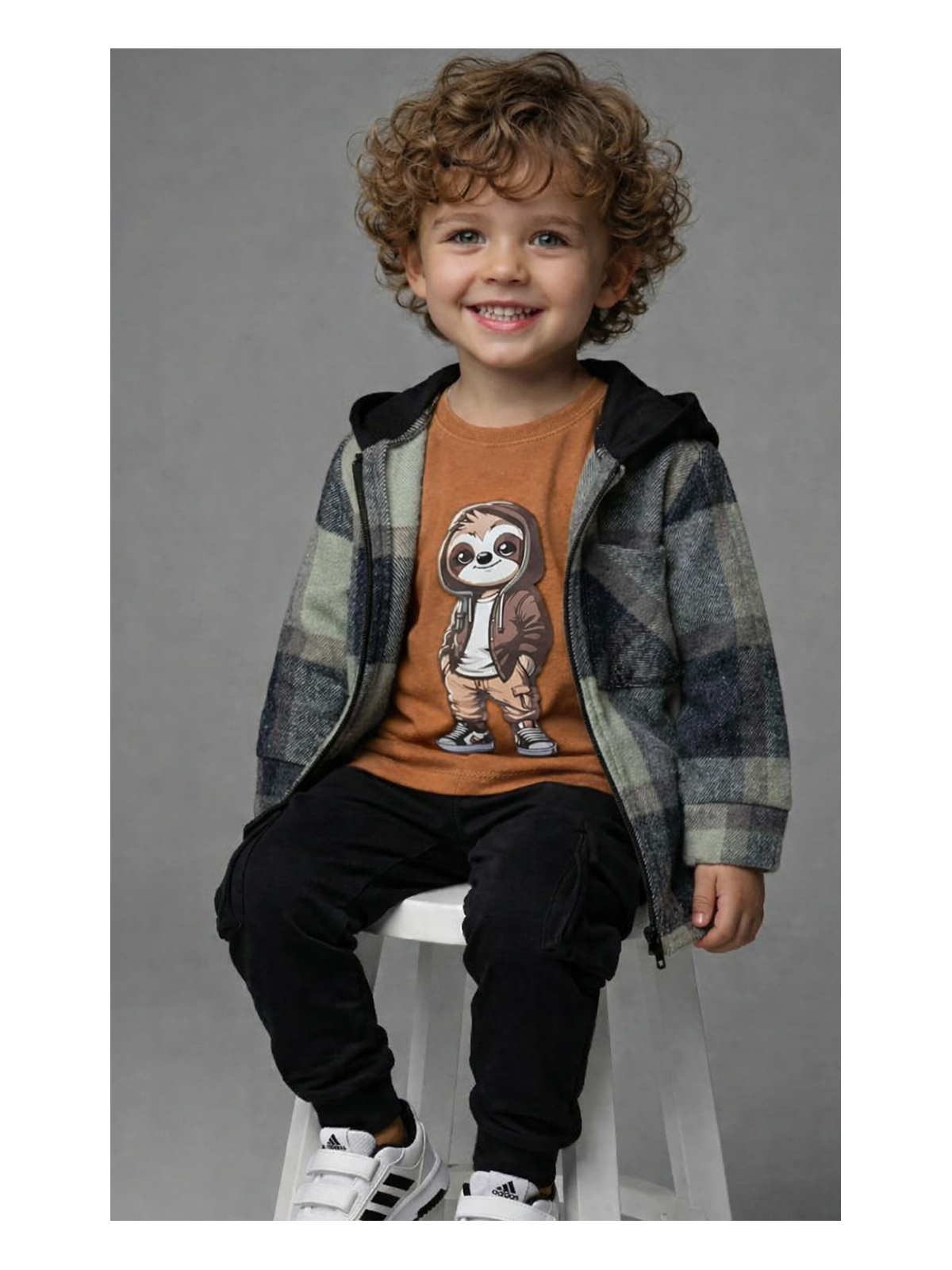 Chlapčenské tričko s lemúrom 2 farby