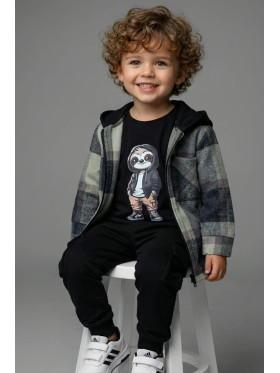 Chlapčenské tričko s lemúrom 2 farby