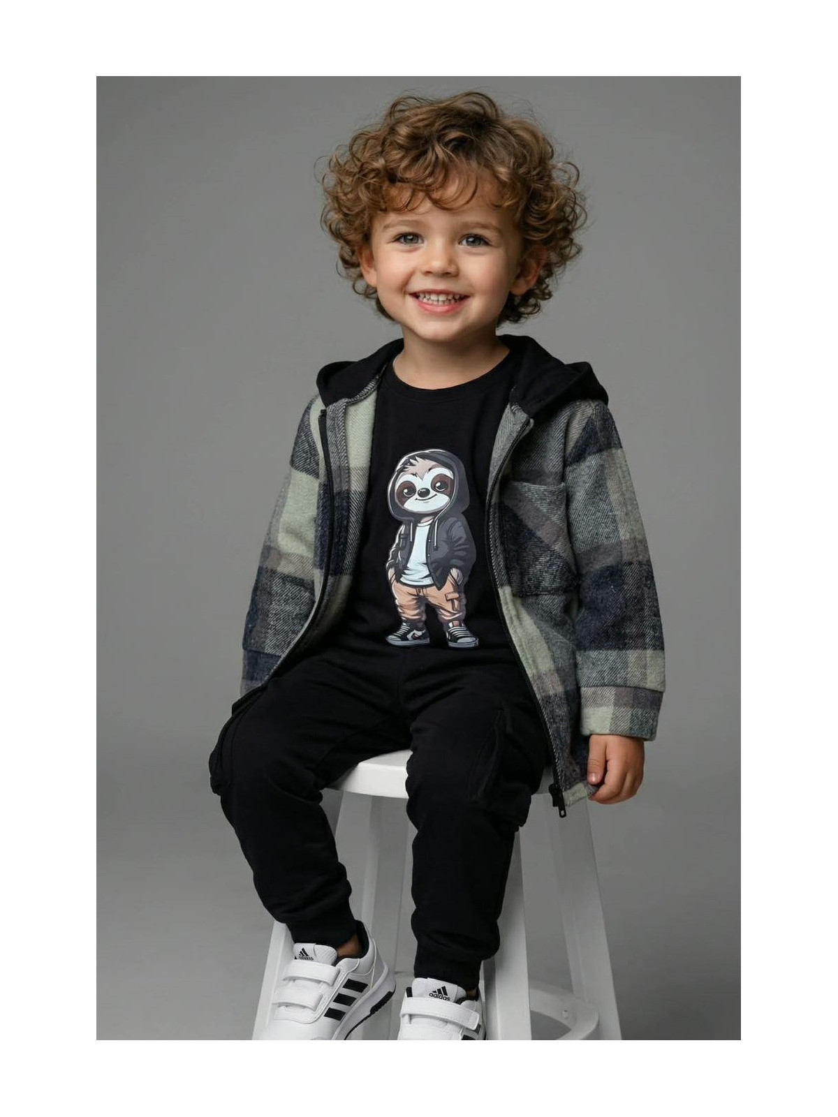 Chlapčenské tričko s lemúrom 2 farby