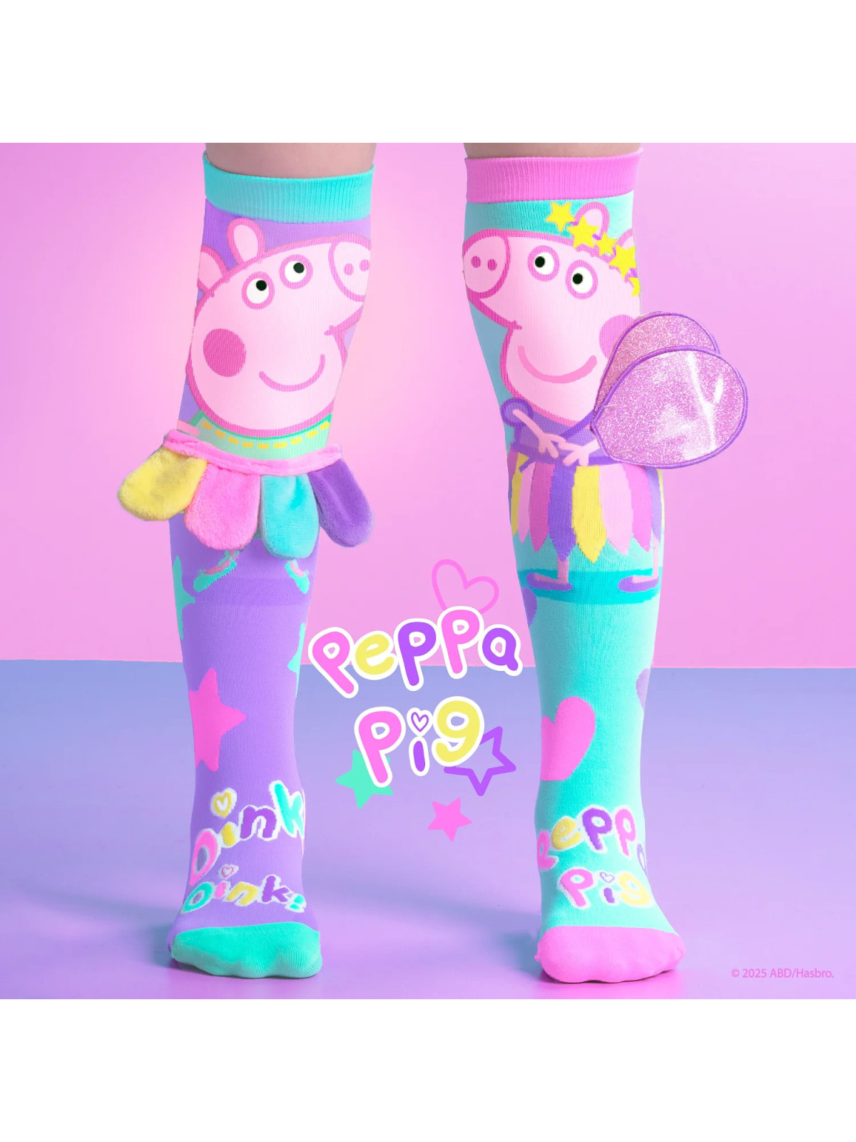 Dievčenské nadkolienky Peppa Pig