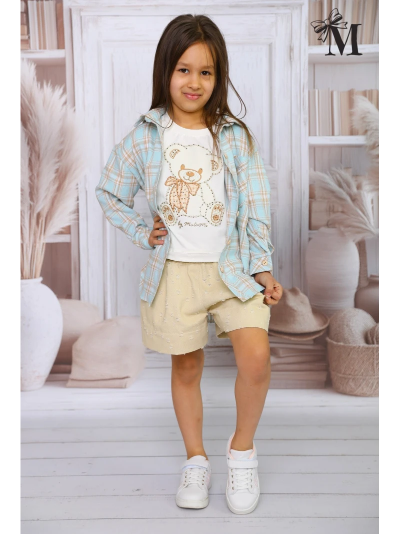 Dievčenská košeľa Malami 2 farby