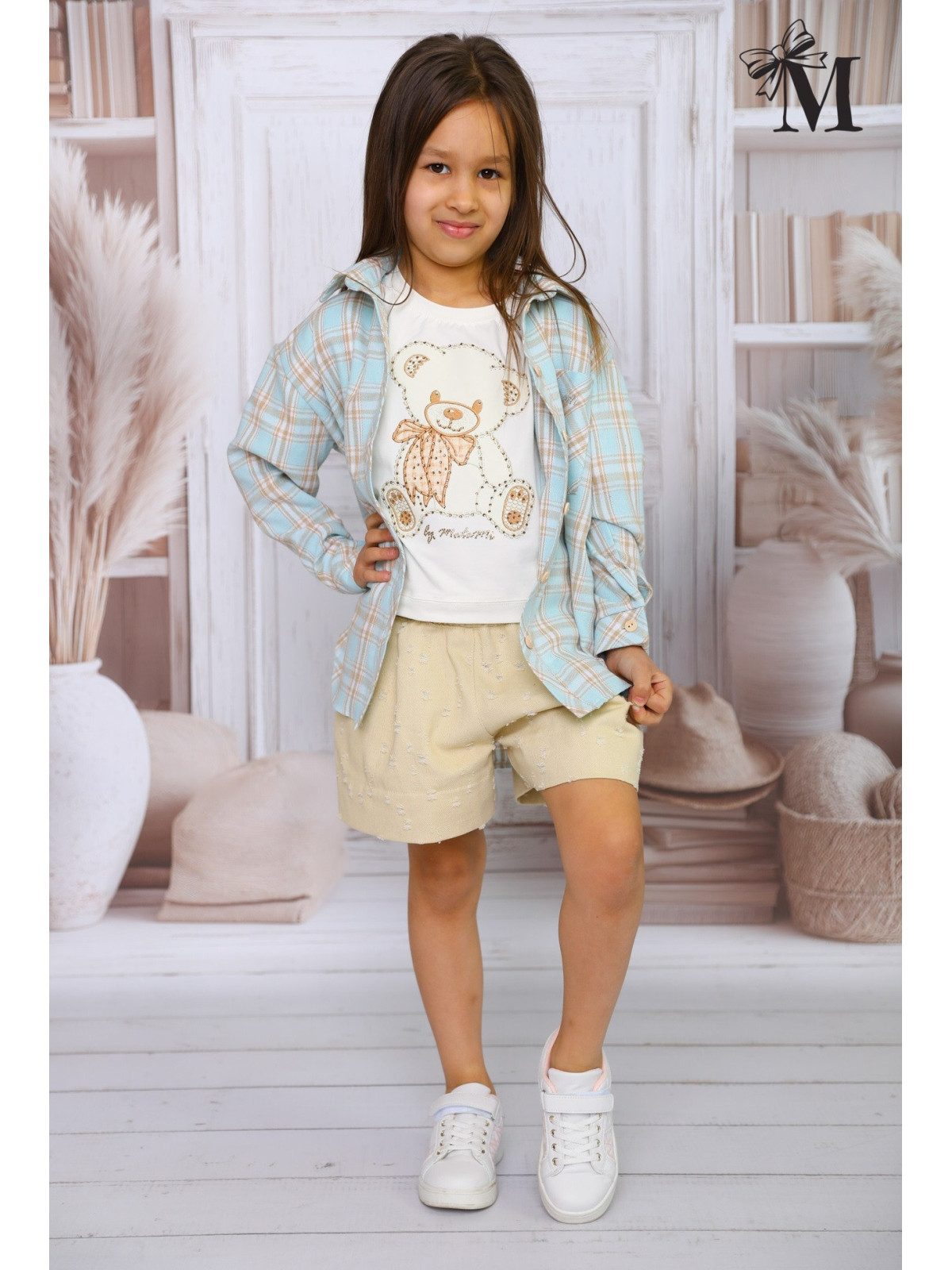 Dievčenská košeľa Malami 2 farby