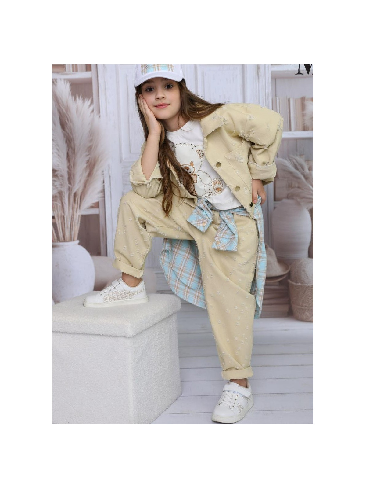 Dievčenská rifľová bunda Malami