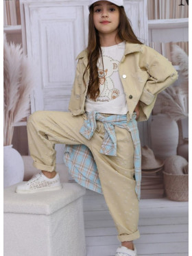 Dievčenské rifľové nohavice Malami