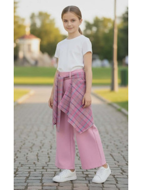 Dievčenské nohavice so šatkou 2 farby