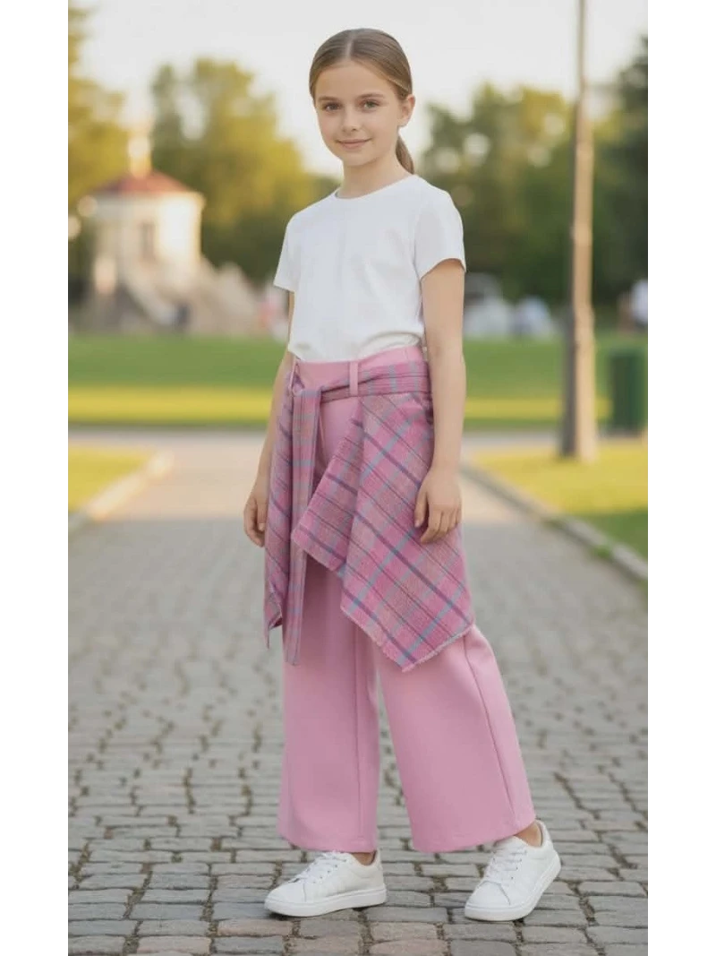 Dievčenské nohavice so šatkou 2 farby