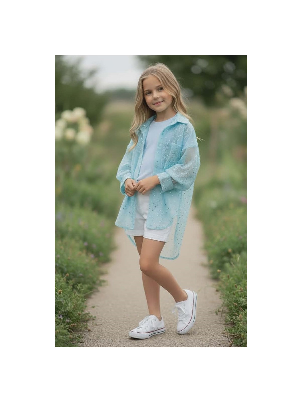 Dievčenský komplet-tričko a blúzka