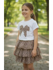 Dievčenský komplet-tričko a sukňa