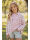 Dievčenský komplet-Tričko a košeľa