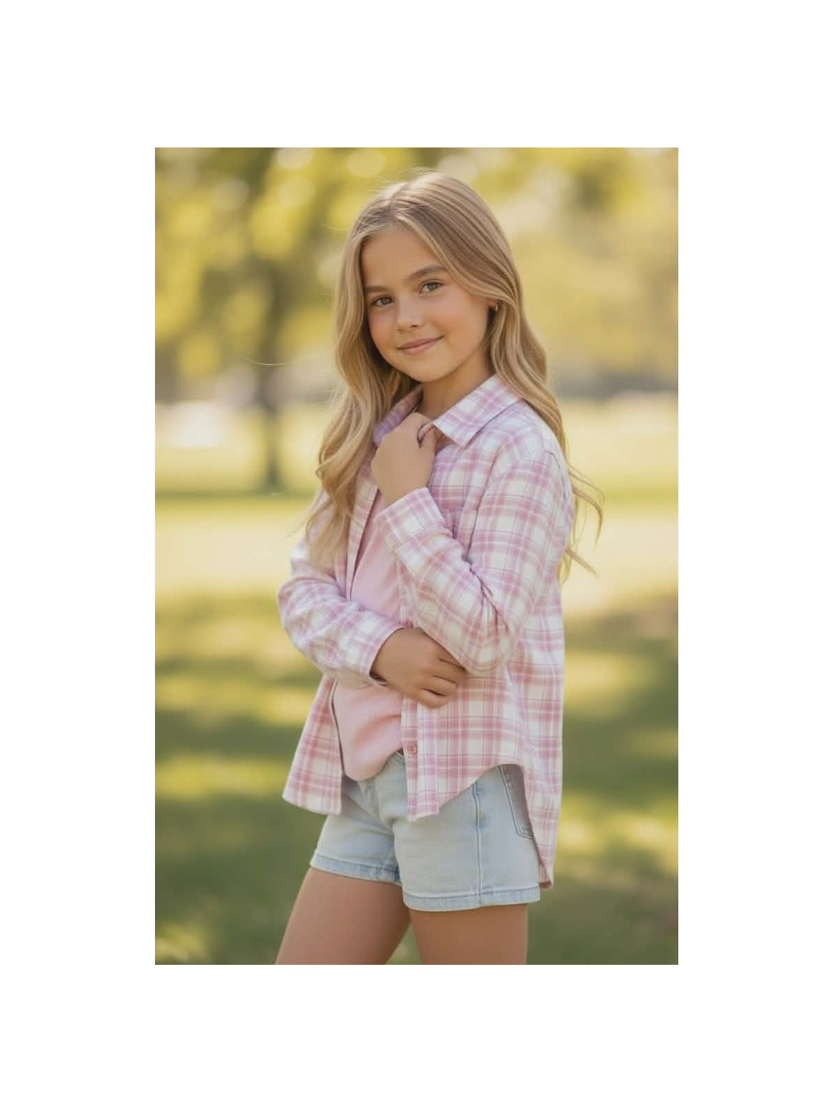 Dievčenský komplet-Tričko a košeľa