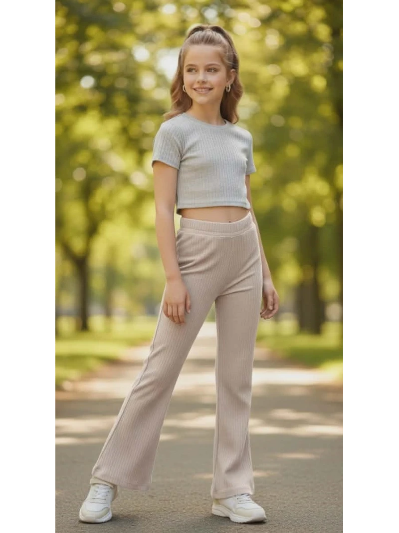 Dievčenské zvonové legíny 3 farby