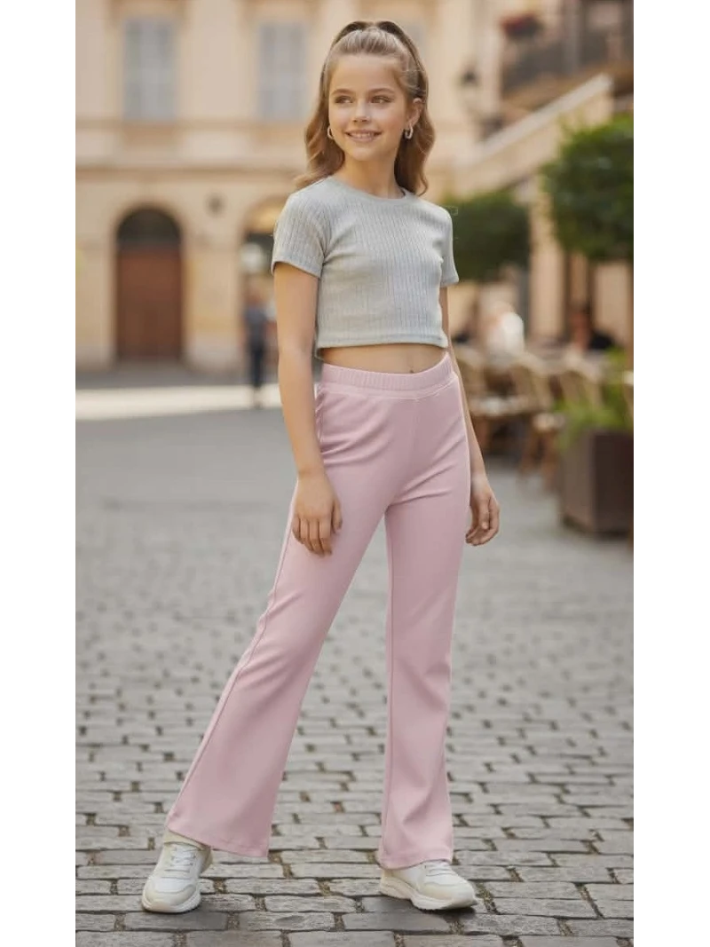 Dievčenské zvonové legíny 2 farby