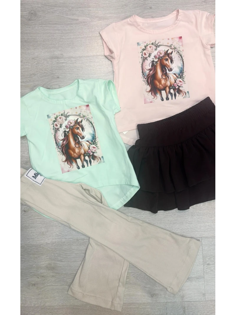 Dievčenské tričko s potlačou Igomill- ružové