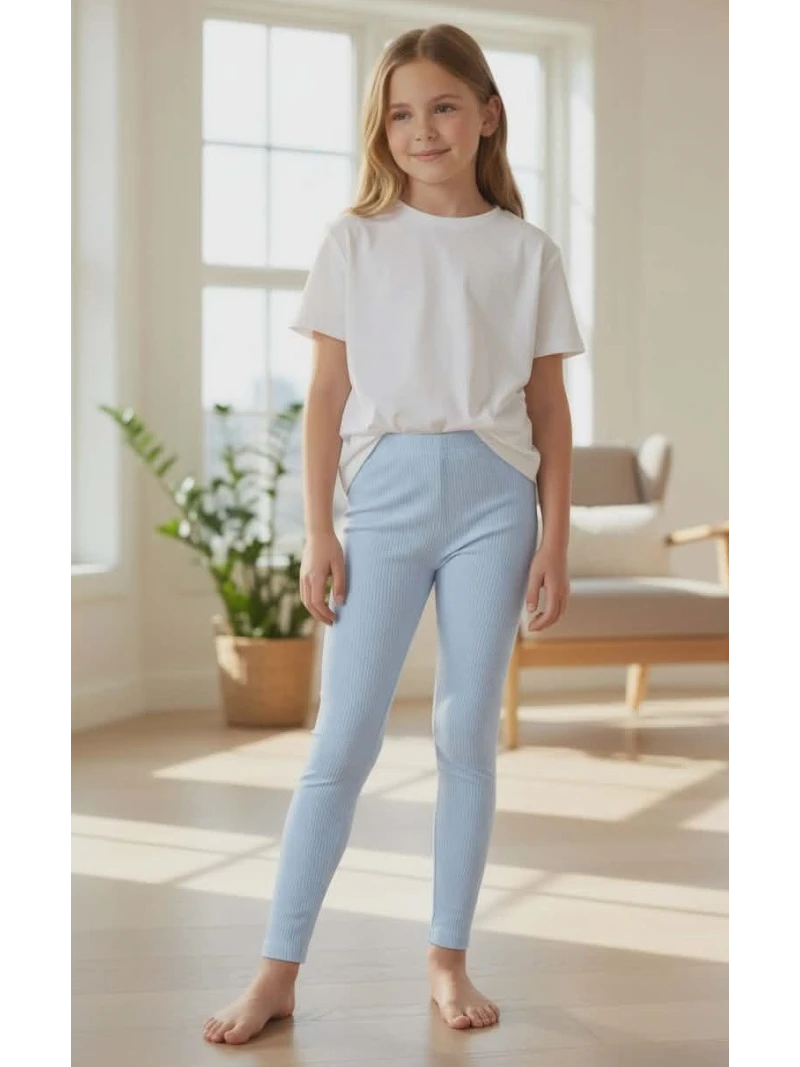 Dievčenské rebrované legíny 3 farby