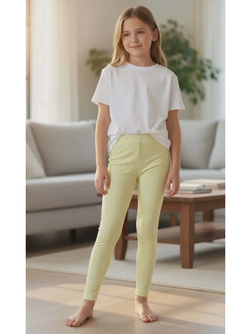 Dievčenské rebrované legíny 3 farby