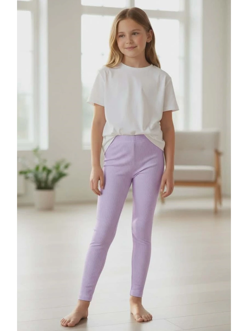 Dievčenské rebrované legíny 3 farby