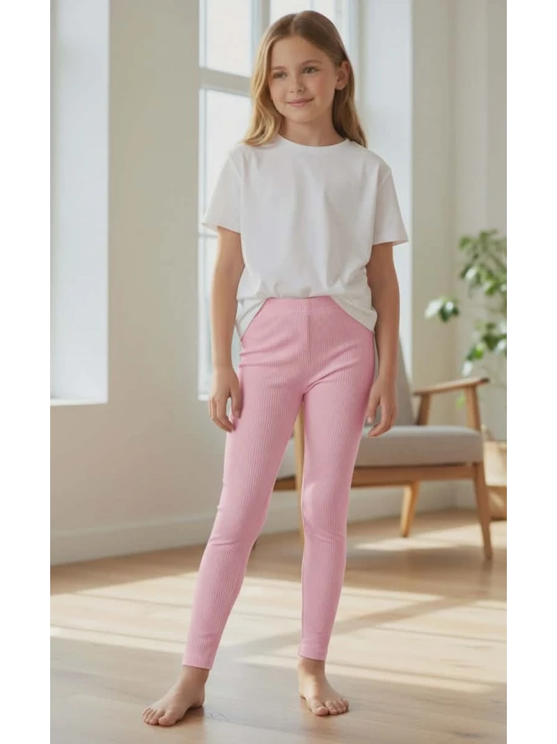 Dievčenské rebrované legíny 3 farby