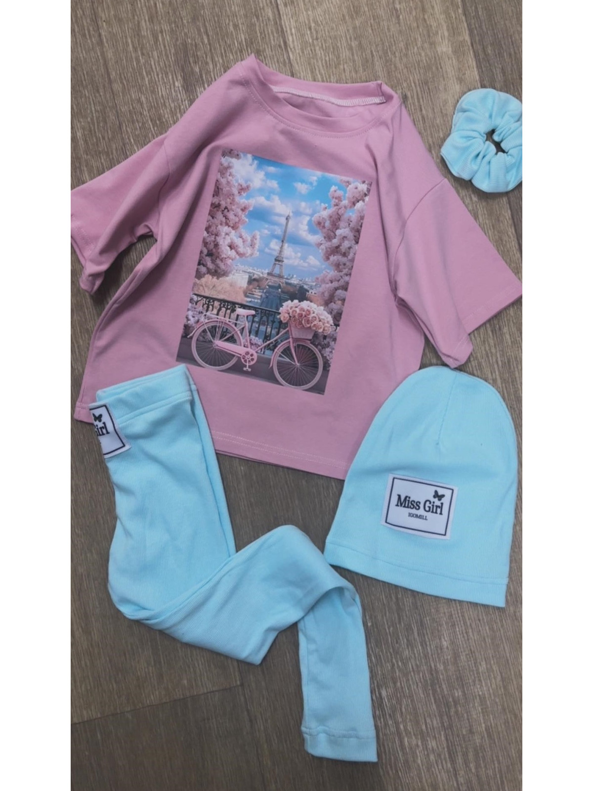 Dievčenské rebrované legíny Igomill 2 farby