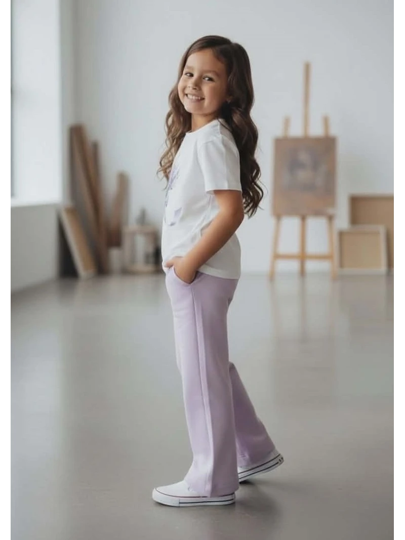 Dievčenské tepláky zvonové