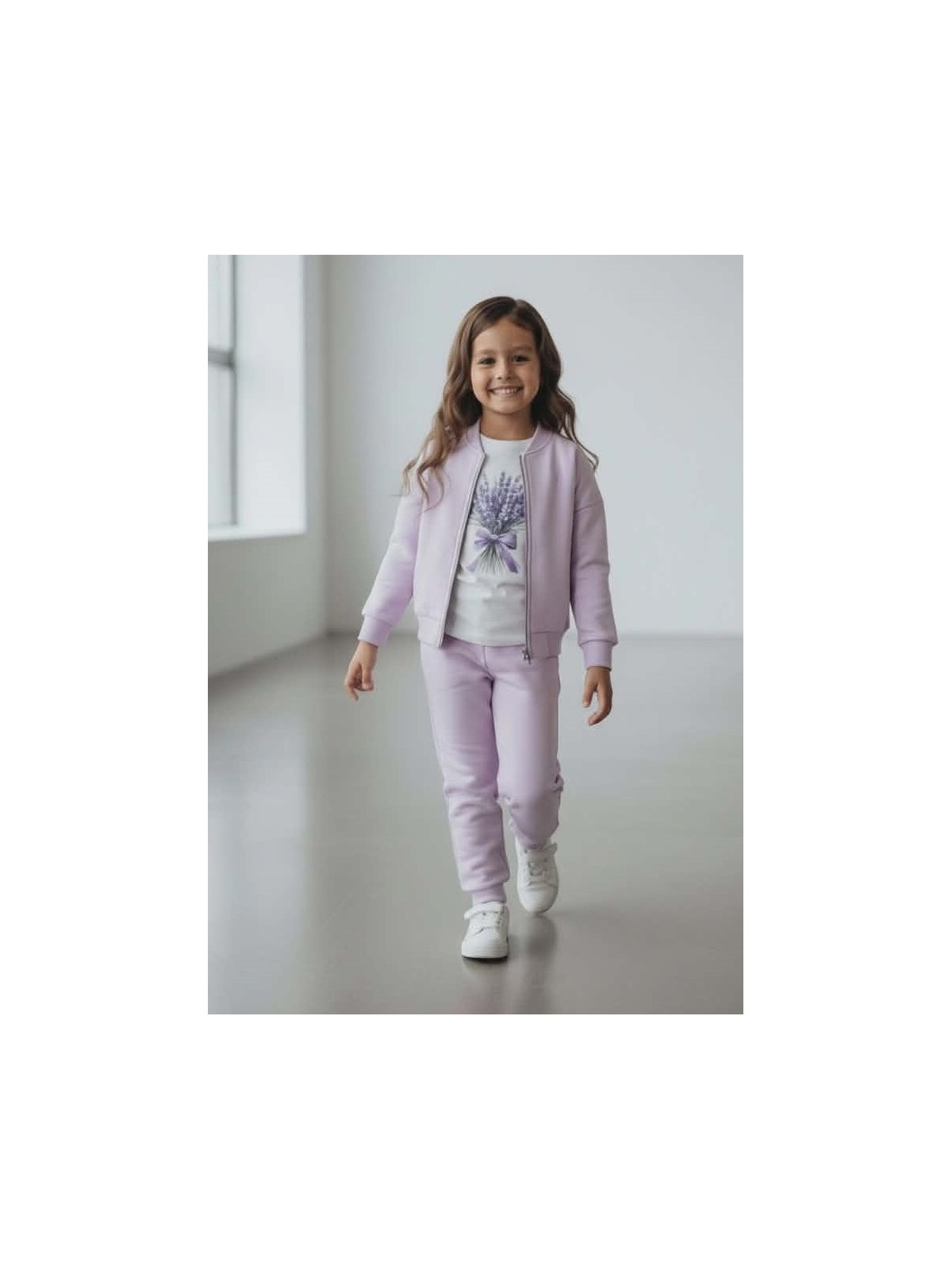 Dievčenská mikina na zips