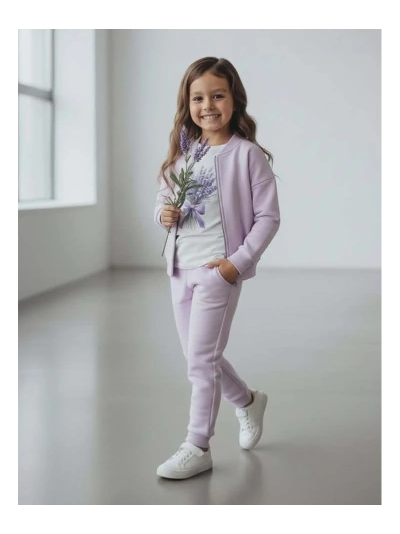 Dievčenská mikina na zips