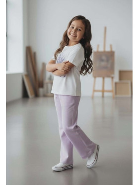 Dievčenské tepláky zvonové