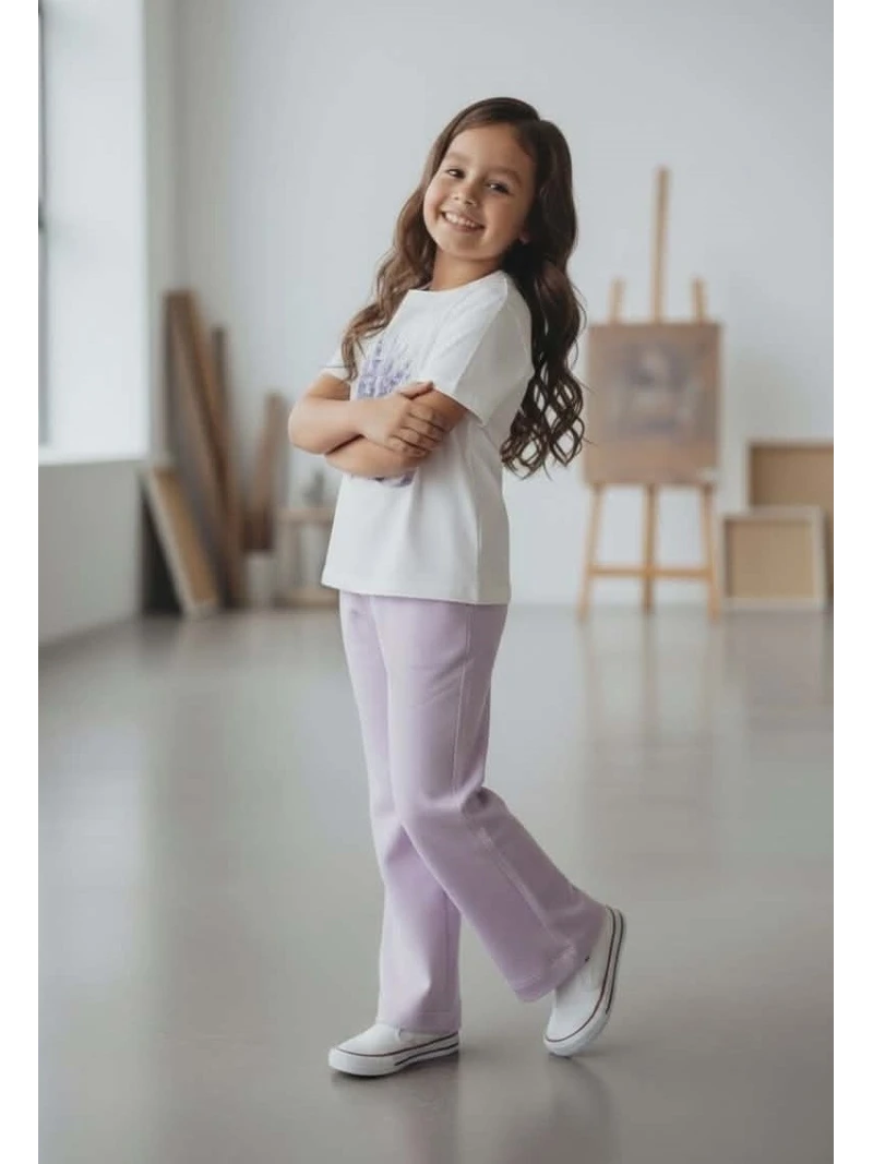 Dievčenské tepláky zvonové