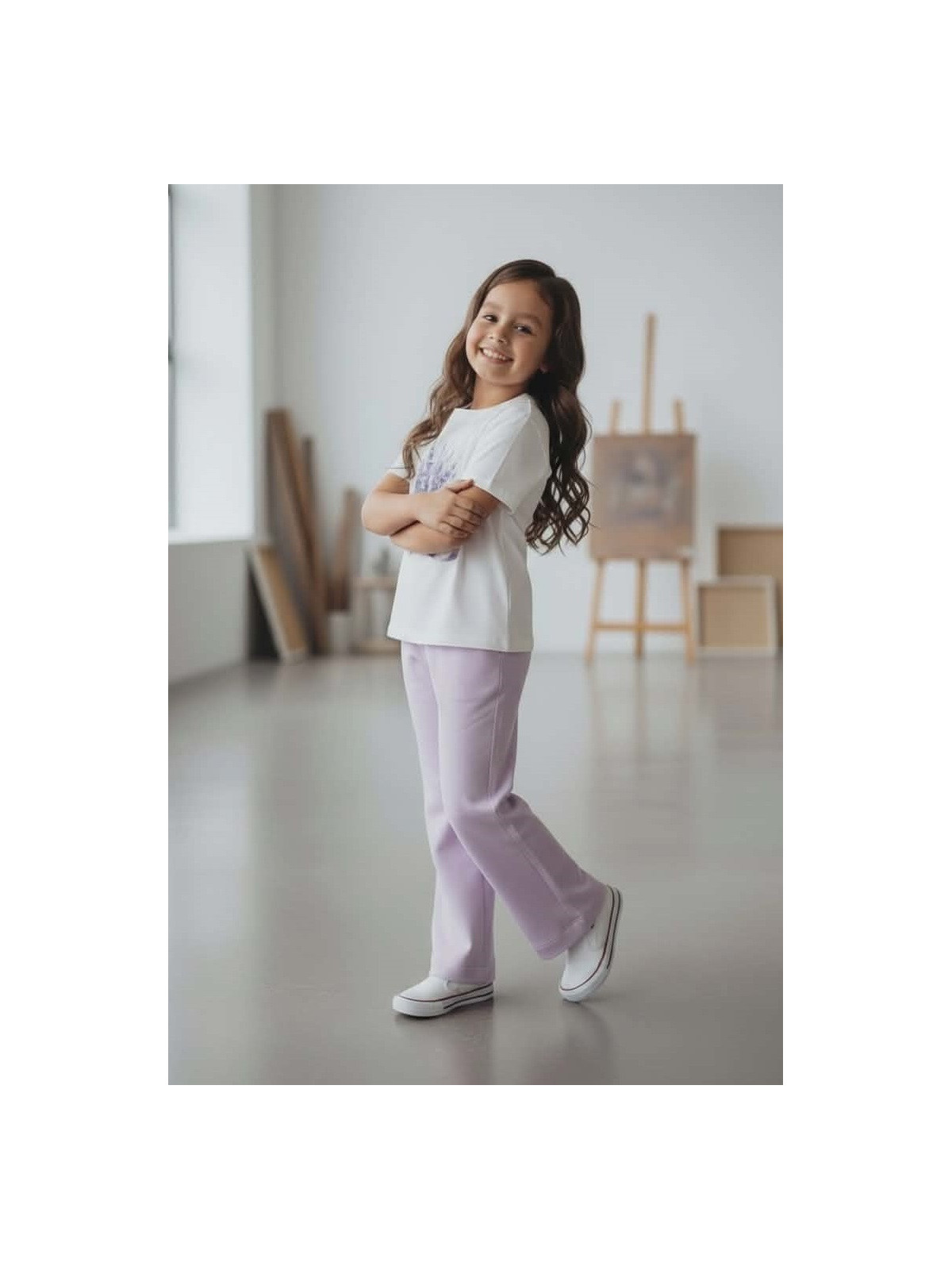 Dievčenské tepláky zvonové