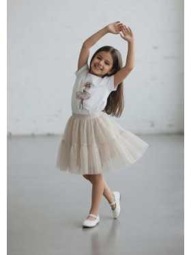 Dievčenská tylová sukňa 2 farby