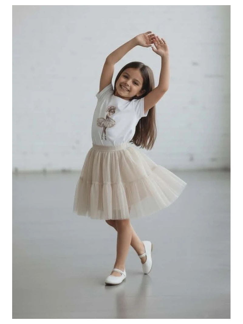 Dievčenská tylová sukňa 2 farby